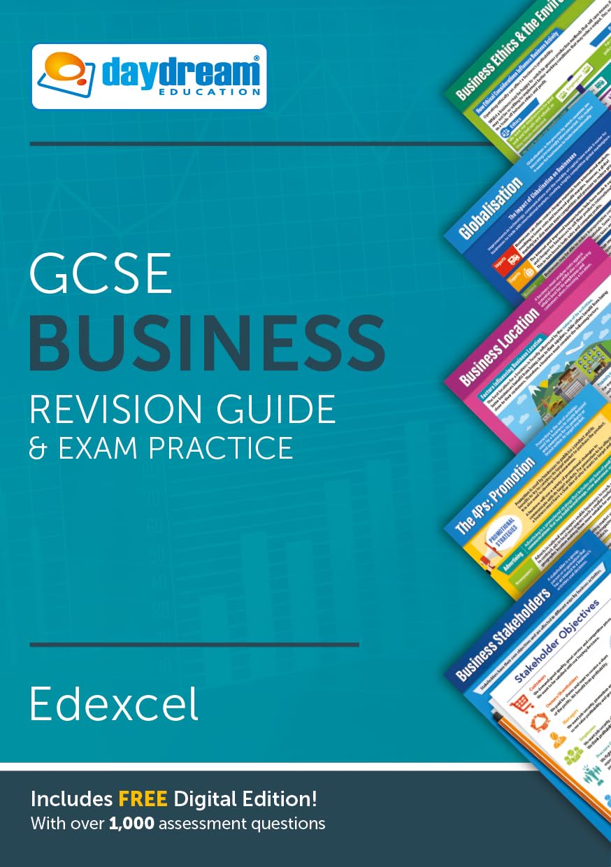 Daydream Education GCSE Business Edexcel, The Pocket-Sized Business Revision Guide, FREE Digital Edition for Computers, Phones and Tablets with Over 1,000 Assessment Questions! – for 2026-2027 exams