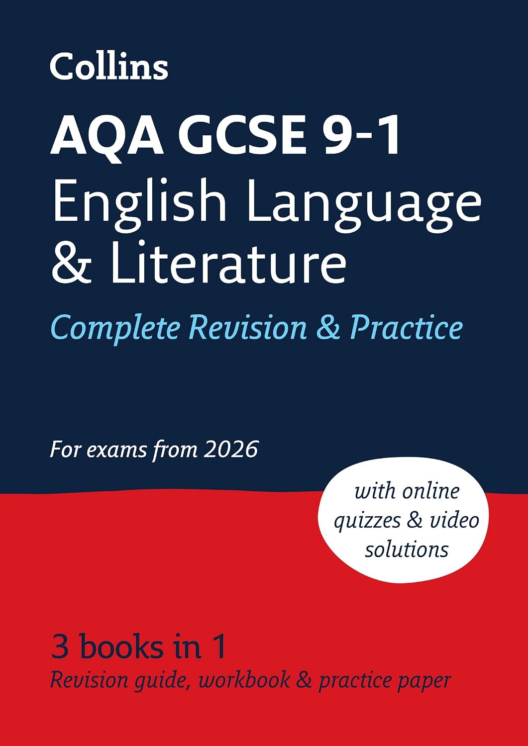 AQA GCSE 9-1 English Language and Literature Complete Revision & Practice: Ideal for the 2027 and 2028 exams includes online edition, quizzes and video solutions (Collins GCSE Grade 9-1 Revision)