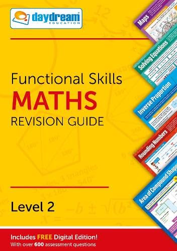Daydream Education Functional Skills Maths, The Pocket-Sized Functional Skills Level 2 Maths Revision Guide, FREE Digital Edition for Computers, Phones and Tablets! – for 2026-2027 exams
