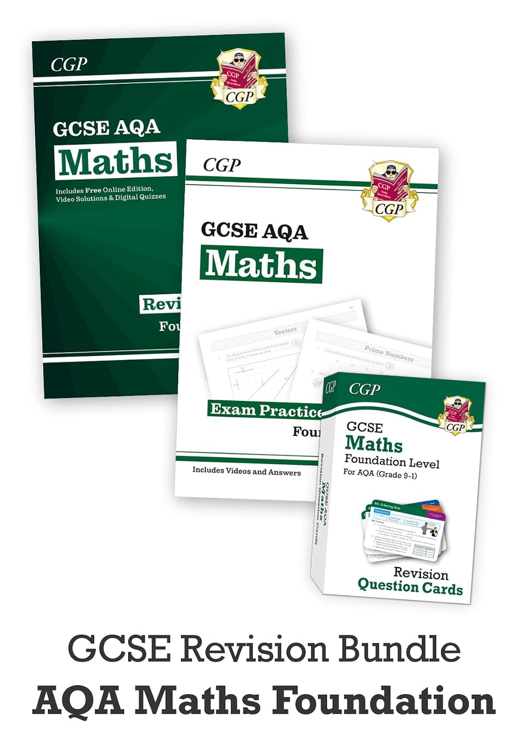 GCSE Maths AQA: Revision Bundle – Foundation (for the 2027 and 2028 exams) (CGP GCSE Maths 9-1 Revision)